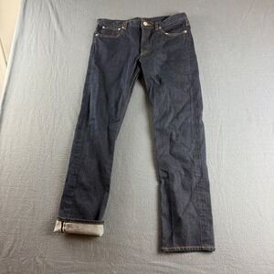 APC Selvedge Jeans Men's 31x29* Blue Petit Standard Japanese Slim Fit Dark Wash